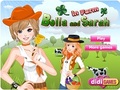 Farm Sara ak Bella a yo jwe sou entènèt