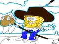 Cowboy sponjbob colorie yo jwe sou entènèt