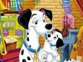 Objè kache ak Dalmatians yo jwe sou entènèt